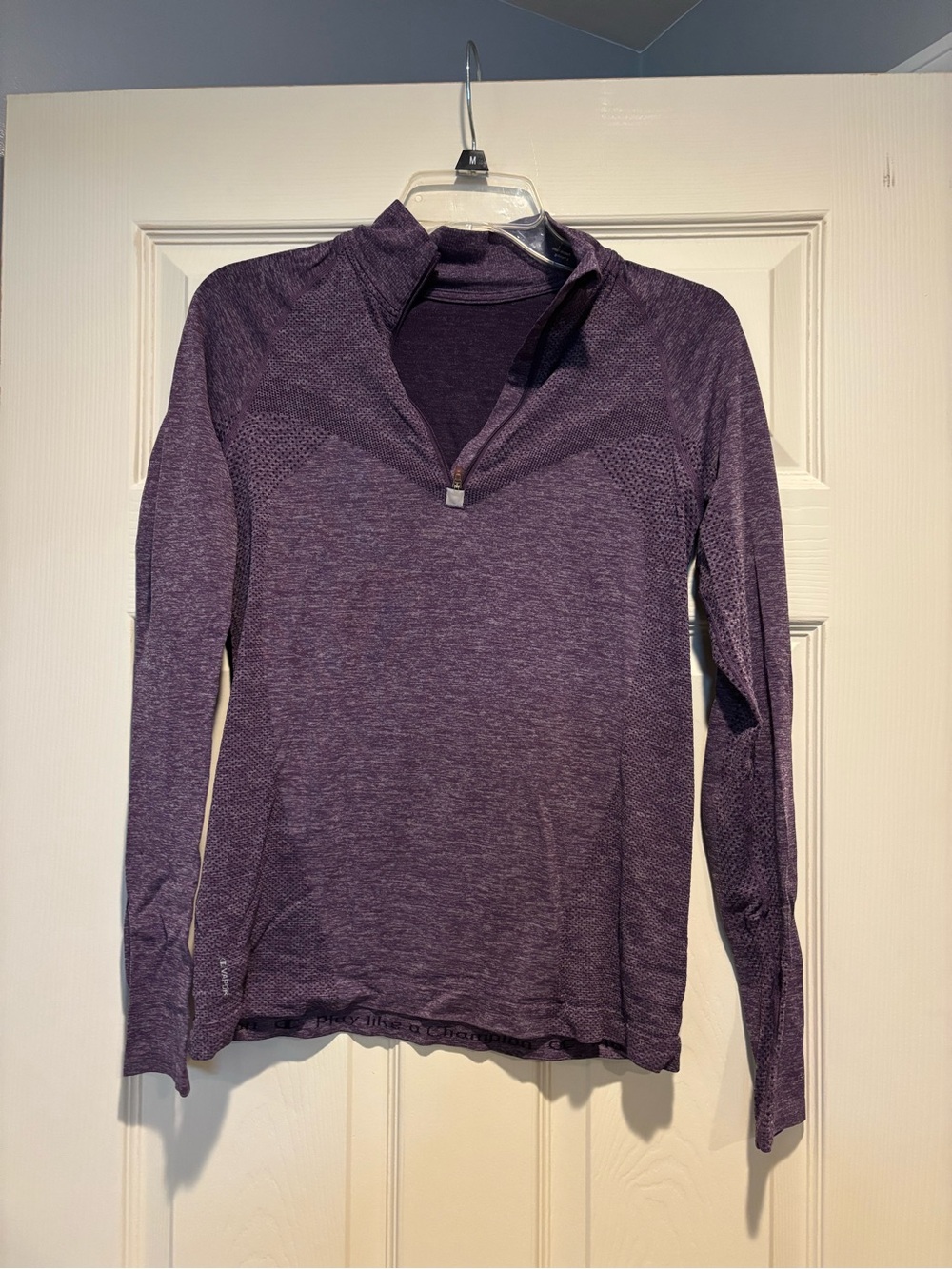 Asics Women's Purple Long-Sleeve Quarter Zip Pullover